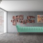 Elenora Button Tufted Recamier in Mint Green Colour by Dreamzz Furniture