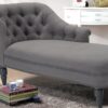 Krasto LHS Chaise Lounger in Grey Colour by Dreamzz Furniture