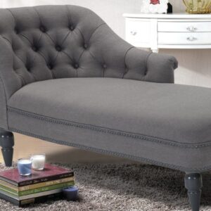 Krasto LHS Chaise Lounger in Grey Colour by Dreamzz Furniture