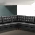 Norsborg Black Letterette L Shape sofa