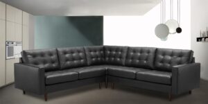 Norsborg Black Letterette L Shape sofa