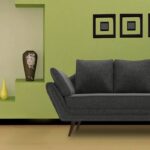 Iconic Three Seater Sofa In Grey Colour