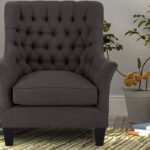 Quench Lounge Chair in Brownish Grey Colour By Dreamzz Furniture