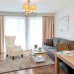 Bristo Wing Chair in Beige Colour by Dreamzz Furniture