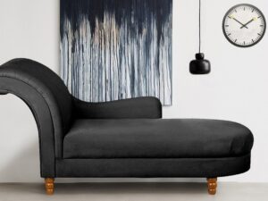 Eloquent Chaise In Black Colour