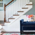 Speranza Button Tufted Settee With Storage In Navy Blue Colour
