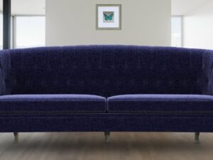 Felicity Three Seater Sofa In Navy Blue Colour