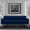 Resplendet Three Seater Sofa in Navy Blue Colour