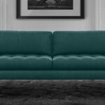Resplendent 3 Seater Sofa in Green Colour by Dreamzz Furniture