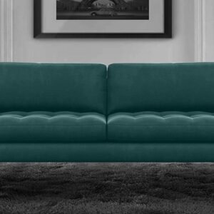 Resplendent 3 Seater Sofa in Green Colour by Dreamzz Furniture