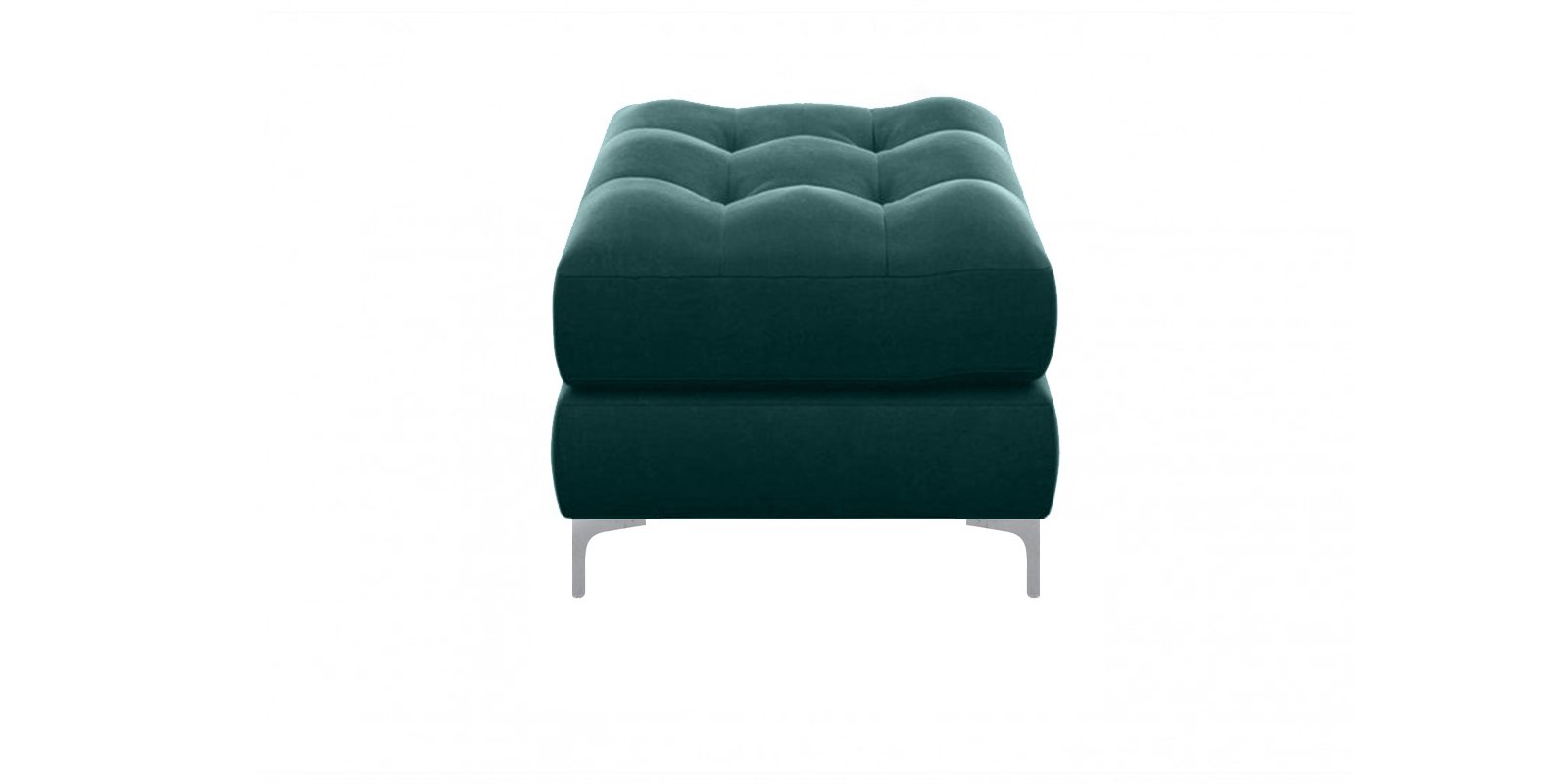 Dazzling Upholstered Stool in Green colour by Dreamzz Furniture