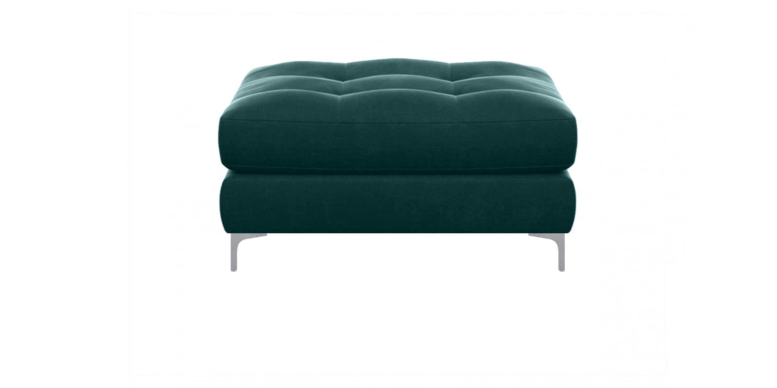 Dazzling Upholstered Stool in Green colour by Dreamzz Furniture