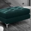 Dazzling Upholstered Stool in Green colour by Dreamzz Furniture