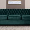 Phenomenal 3 Seater Sofa in Green colour by Dreamzz Furniture
