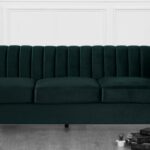 Gleaming 3 Seater Sofa in Greenish Blue colour by Dreamzz Furniture