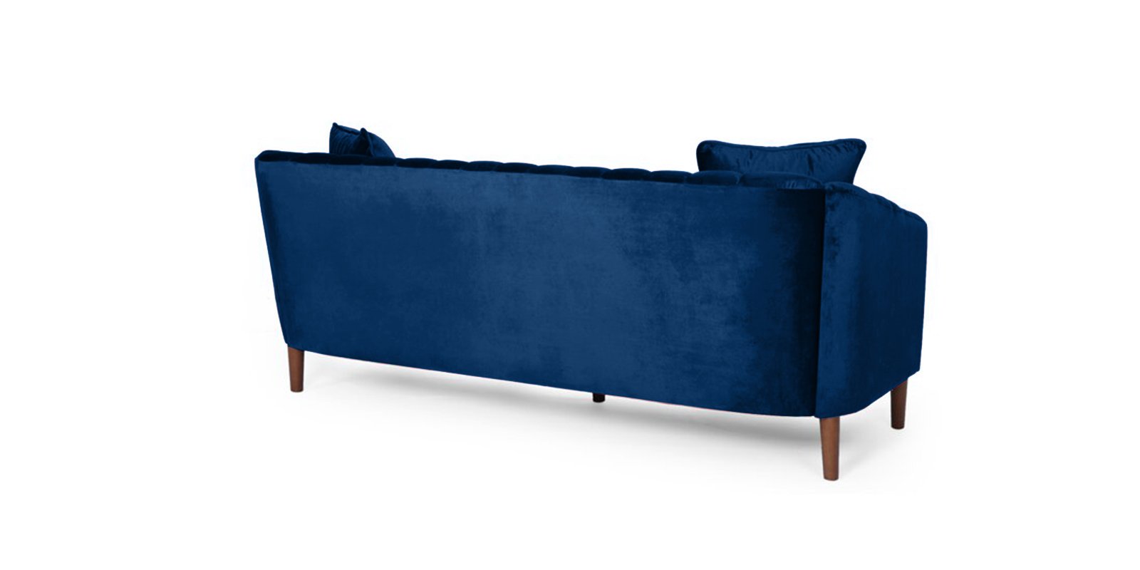 Effervescent 3 Seater Sofa in navy blue colour by Dreamzz Furniture