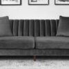Effervescent Three Seater Sofa in  Dark Brown Colour