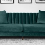 Effervescent 3 Seater Sofa in green colour by Dreamzz Furniture