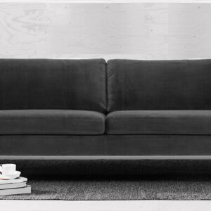 Charismatic 3 Seater Sofa in Grey colour by Dreamzz Furniture
