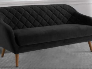 Pleasant Three Seater Sofa in Dark Brown colour