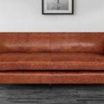 Conspicuous 3 Seater Sofa in Tan Brown Colour by Dreamzz Furniture
