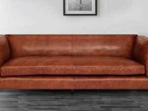 Conspicuous 3 Seater Sofa in Tan Brown Colour by Dreamzz Furniture