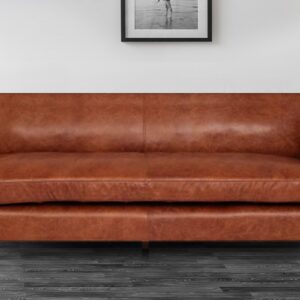 Conspicuous 3 Seater Sofa in Tan Brown Colour by Dreamzz Furniture