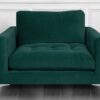 Extraordinary Lounge Chair in Green Colour by Dreamzz Furniture