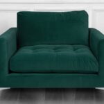 Extraordinary Lounge Chair in Green Colour by Dreamzz Furniture