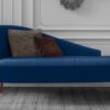 Elite LHS Lounger in Navy Blue Colour by Dreamzz Furniture