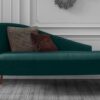 Elite LHS Lounger in Green Colour by Dreamzz Furniture