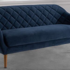 Pleasant Three Seater Sofa in Navy Blue colour