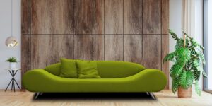 Astonishing 3 Seater Sofa in Green Colour