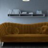 Ikon Three Seater Sofa In Rust Colour