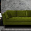 Tassel Three Seater Sofa in Light Green Colour