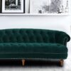 Chesterfield 3 Seater Sofa in Dark Green colour