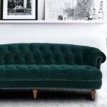 Chesterfield 3 Seater Sofa in Dark Green colour