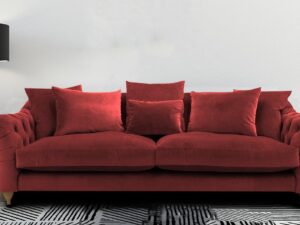 Grendale 3 Seater Sofa in  Orange colour
