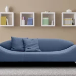 Astonishing 3 Seater Sofa in Blue Colou