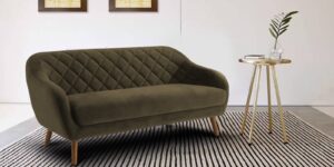 Pleasant Three Seater Sofa in Peanut colour