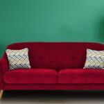 Simplistic 3 Seater Sofa In Red Colour