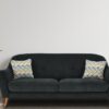 Simplistic 3 Seater Sofa In Dark Grey Colour