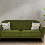 Simplistic 3 Seater Sofa In Green Colour