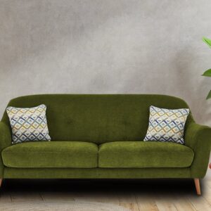 Simplistic 3 Seater Sofa In Green Colour