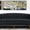 Chesterfield 3 Seater Sofa in Dark Gray colour