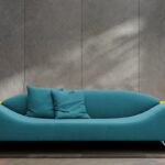 Astonishing 3 Seater Sofa in Cadet Blue Colour