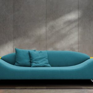 Astonishing 3 Seater Sofa in Cadet Blue Colour