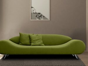 Astonishing 3 Seater Sofa in Dark Olive Green Colour