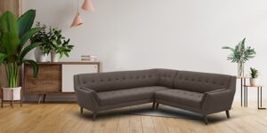 Annabel LHS Sofa in Brown Colour
