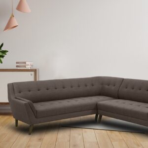 Annabel LHS Sofa in Brown Colour